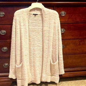 Stitch Fix Pink Clover Katz Super Fuzzy Cardigan